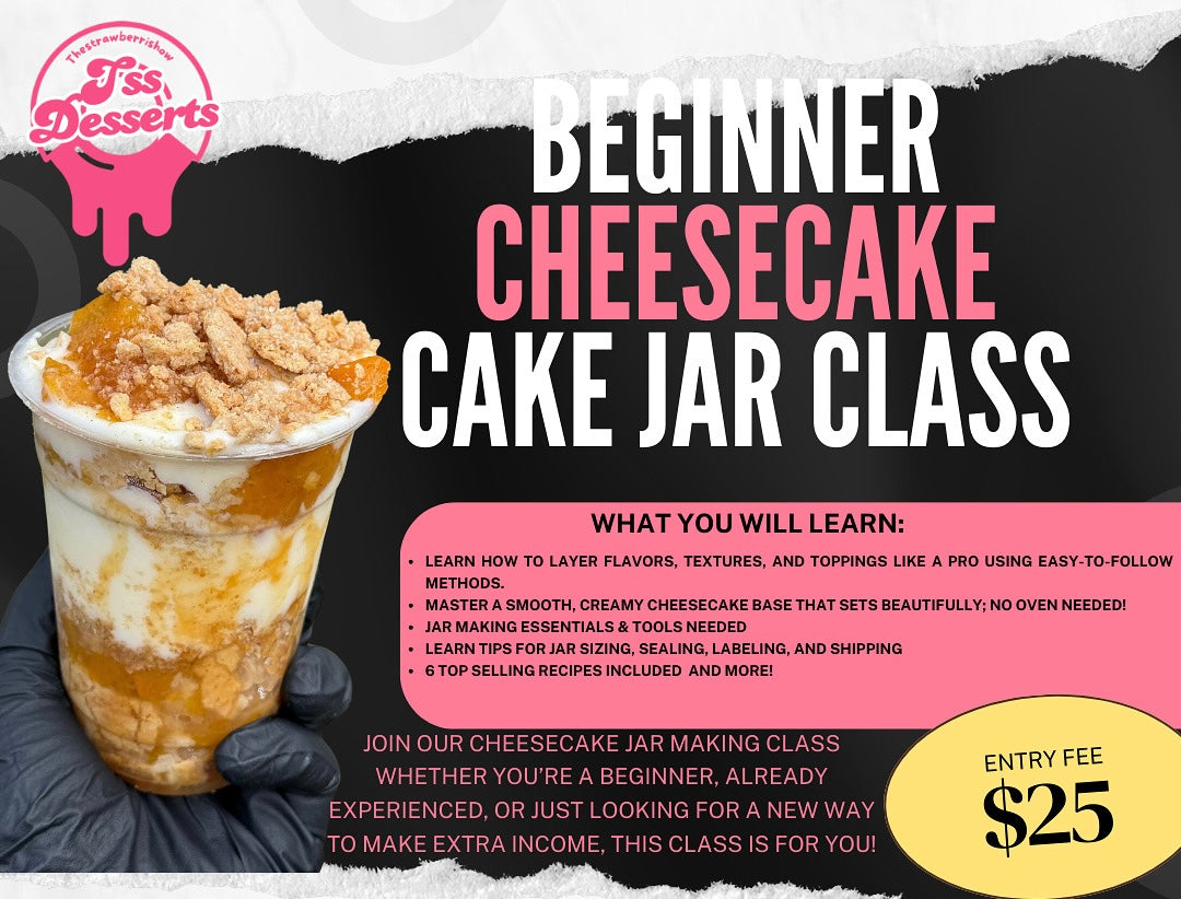 Cheesecake Cake Jar Class