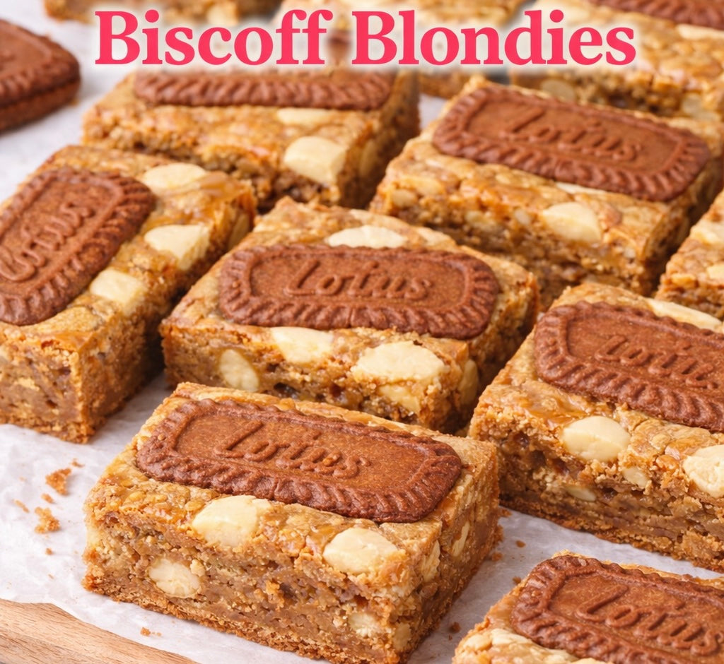 Biscoff Blondies Recipe!
