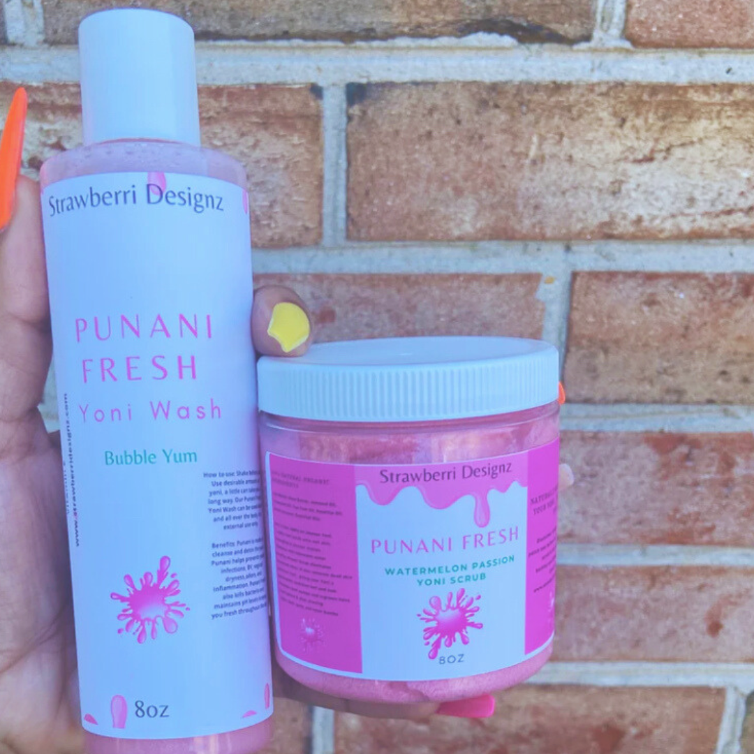 Yoni Wash & Yoni Scrub Combo Set