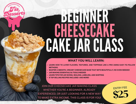 Cheesecake Cake Jar Class