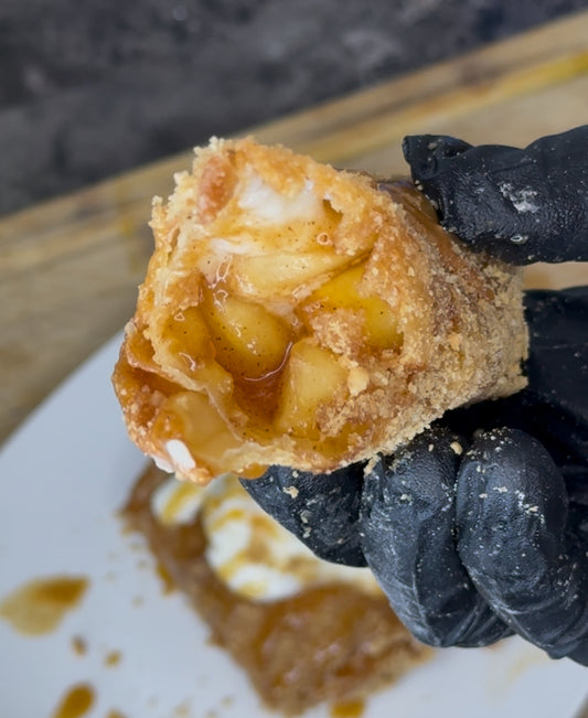 Apple Pie Cheesecake Egg Rolls