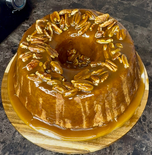 Butter Pecan Pound Cake Recipe (Scratch)